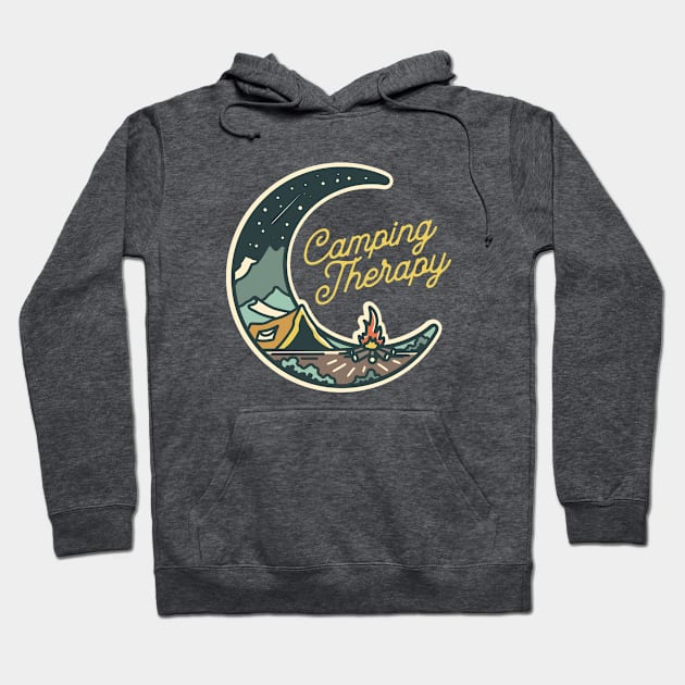 Camping Therapy Hoodie by Wild for Beer